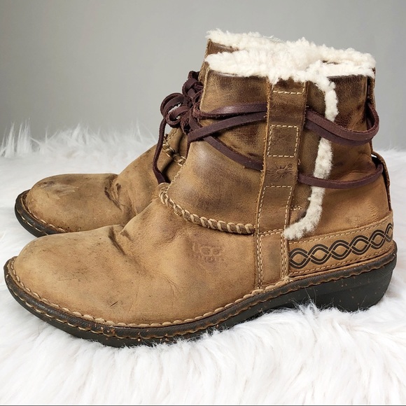ugg tan ankle boots